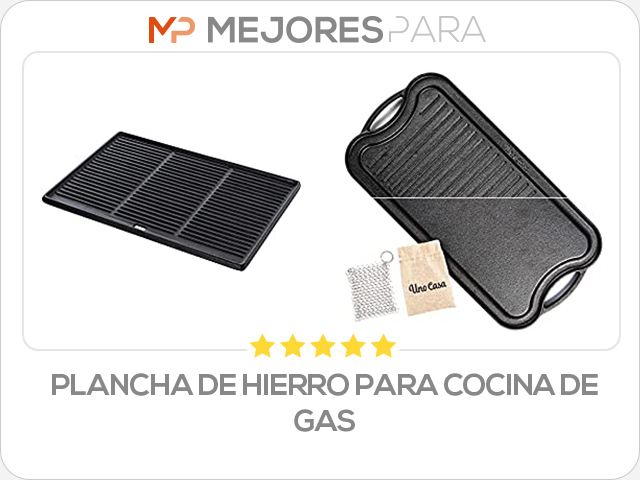 plancha de hierro para cocina de gas