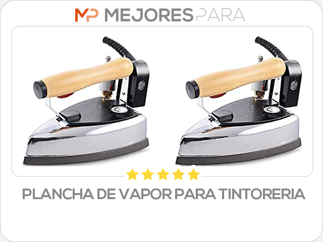 plancha de vapor para tintoreria