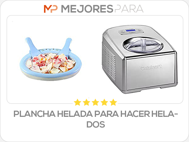 plancha helada para hacer helados