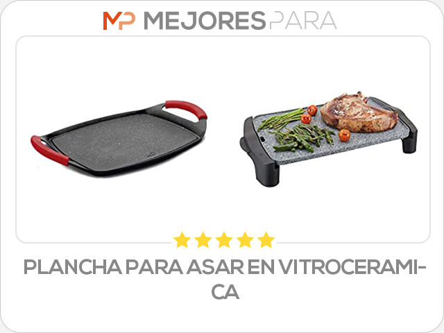 plancha para asar en vitroceramica