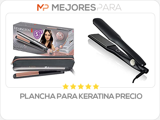 plancha para keratina precio