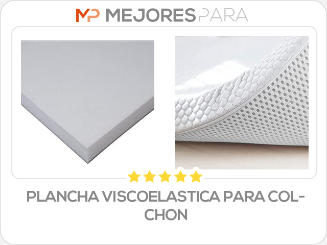 plancha viscoelastica para colchon