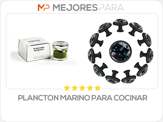 plancton marino para cocinar