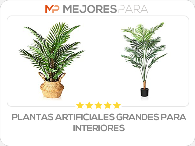 plantas artificiales grandes para interiores