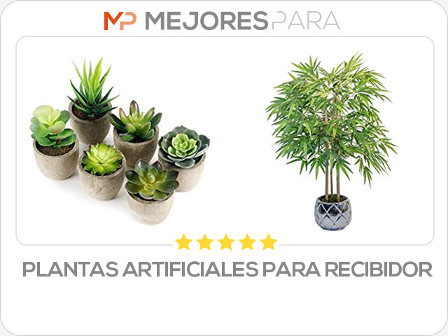 plantas artificiales para recibidor