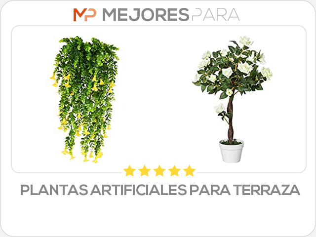 plantas artificiales para terraza