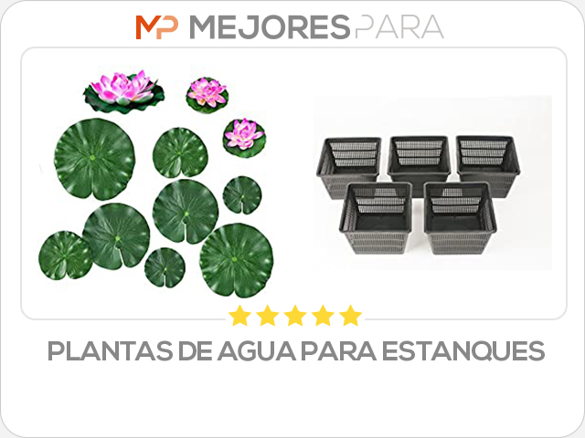 plantas de agua para estanques