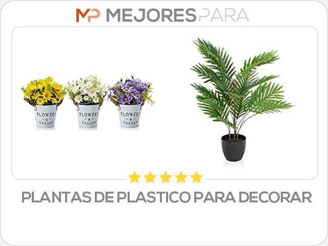 plantas de plastico para decorar