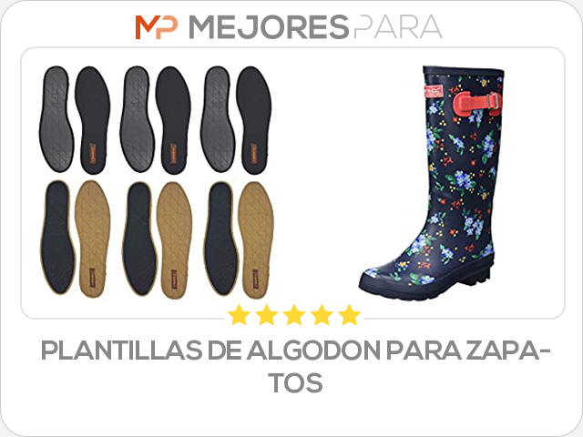 plantillas de algodon para zapatos