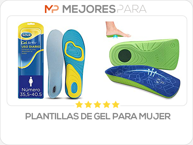 plantillas de gel para mujer