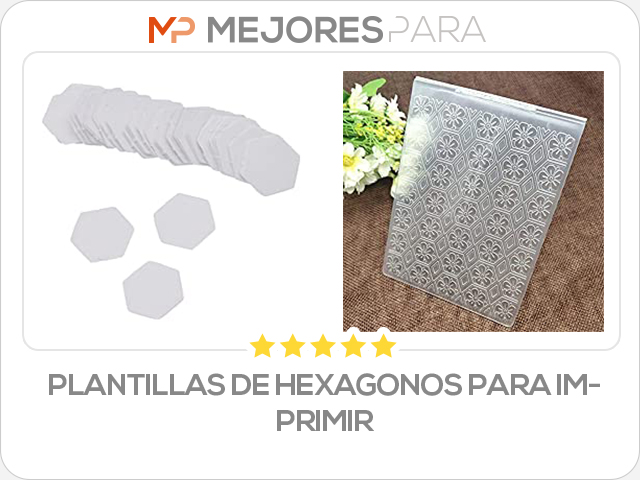 plantillas de hexagonos para imprimir