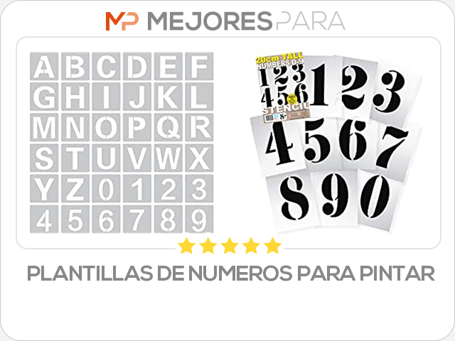 plantillas de numeros para pintar