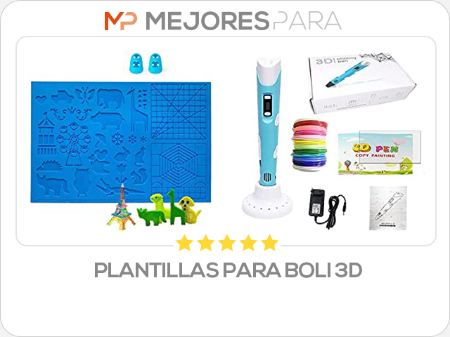 plantillas para boli 3d