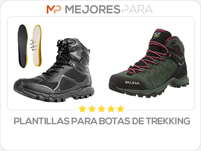 plantillas para botas de trekking