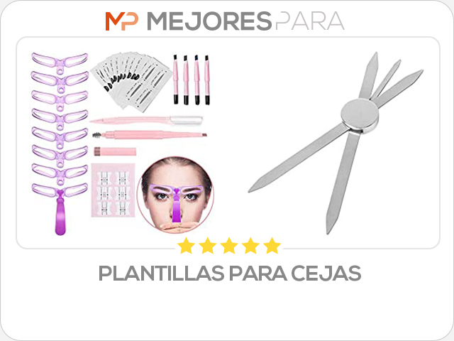 plantillas para cejas