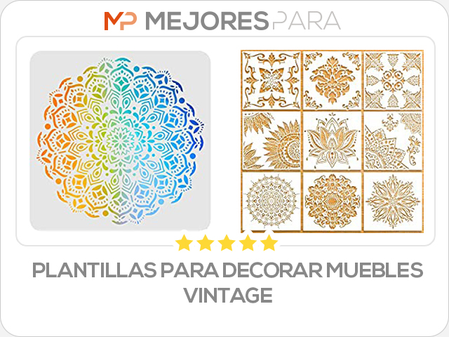 plantillas para decorar muebles vintage
