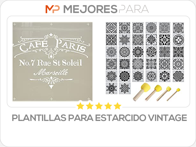 plantillas para estarcido vintage