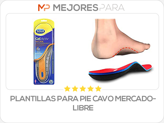 plantillas para pie cavo mercadolibre