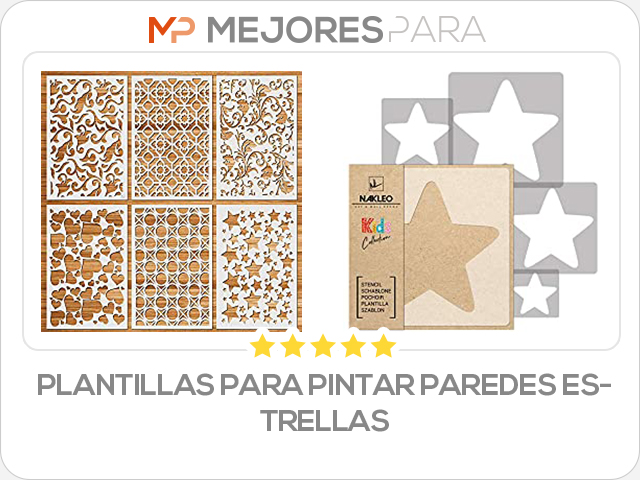 plantillas para pintar paredes estrellas