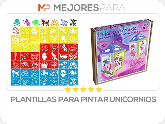 plantillas para pintar unicornios