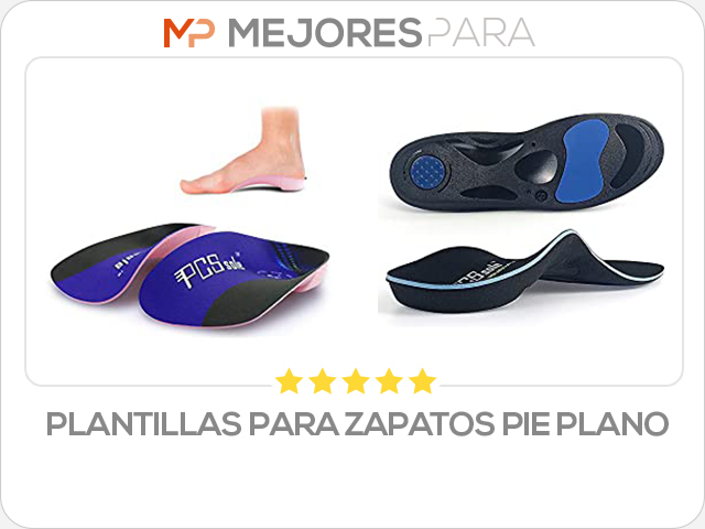 plantillas para zapatos pie plano