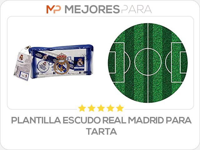 plantilla escudo real madrid para tarta