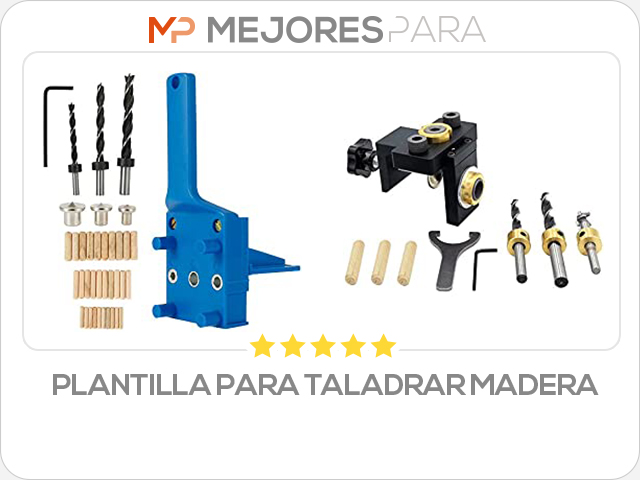 plantilla para taladrar madera