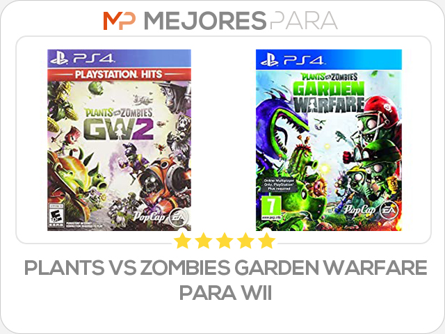 plants vs zombies garden warfare para wii