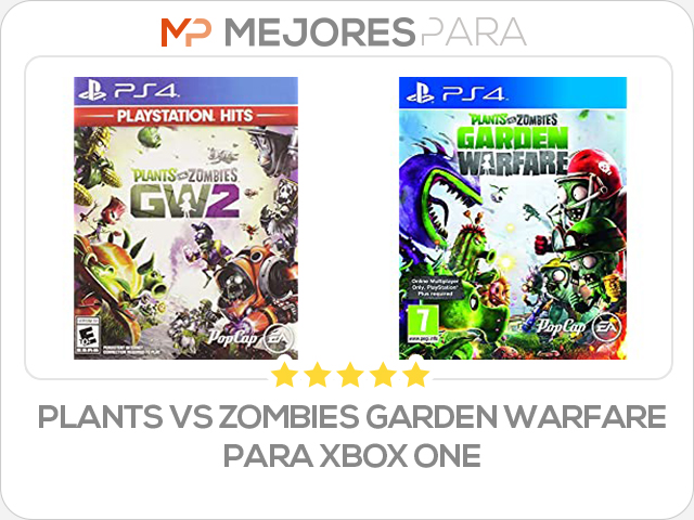 plants vs zombies garden warfare para xbox one