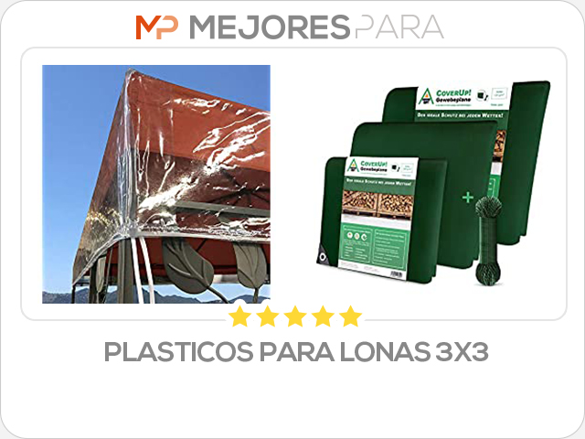 Plasticos para lonas 3x3