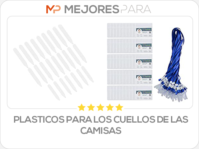 plasticos para los cuellos de las camisas