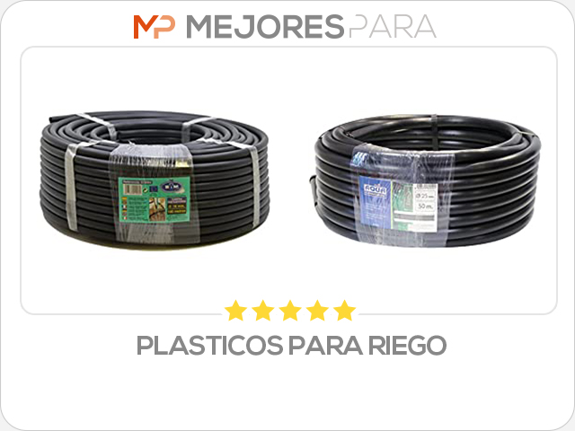 plasticos para riego