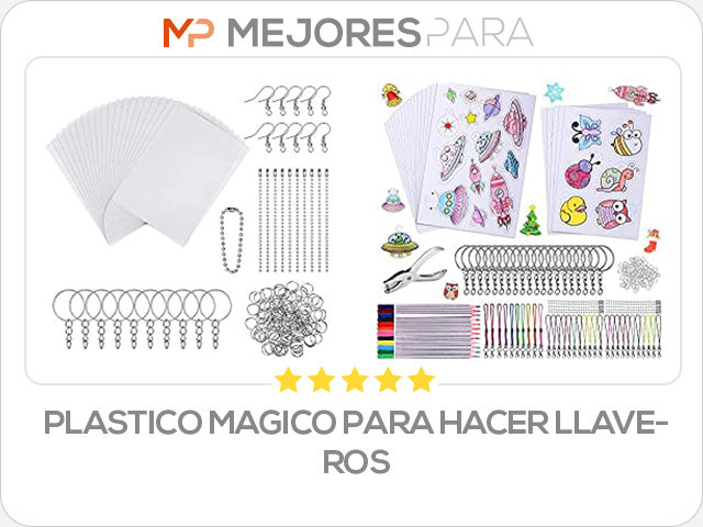 plastico magico para hacer llaveros