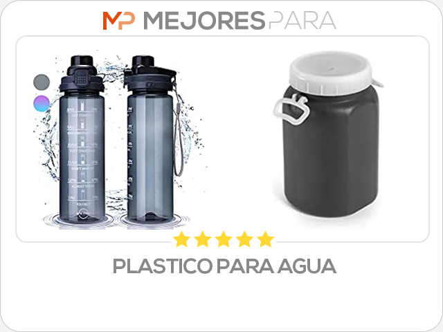 plastico para agua