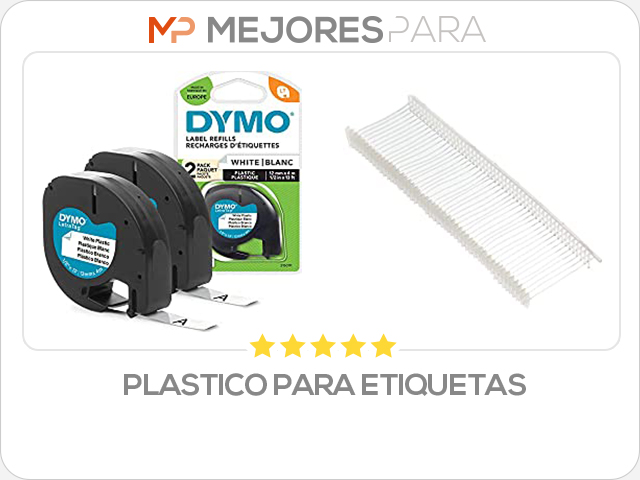 plastico para etiquetas