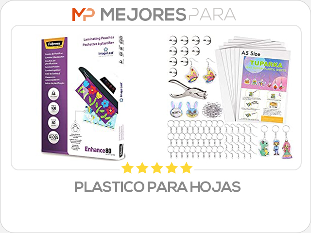 plastico para hojas