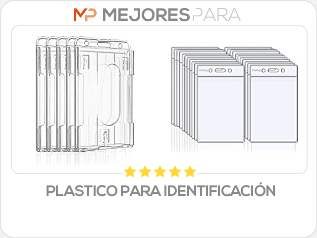 plastico para identificación