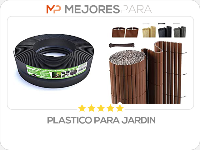 plastico para jardin