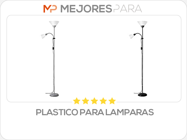 plastico para lamparas