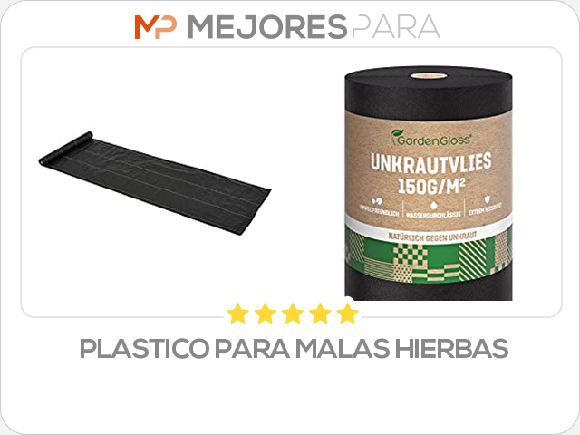 plastico para malas hierbas