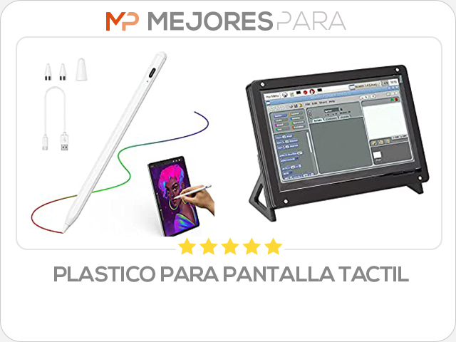 plastico para pantalla tactil