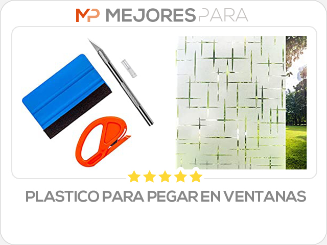 plastico para pegar en ventanas