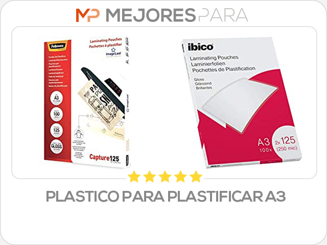 plastico para plastificar a3