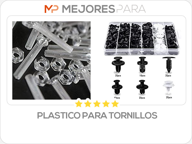 plastico para tornillos