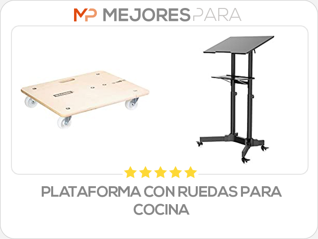 plataforma con ruedas para cocina