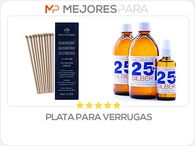 plata para verrugas