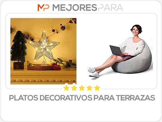 platos decorativos para terrazas