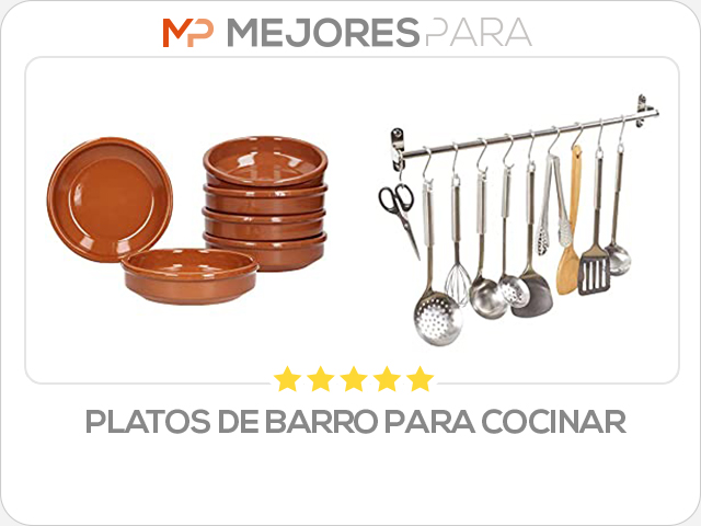 platos de barro para cocinar