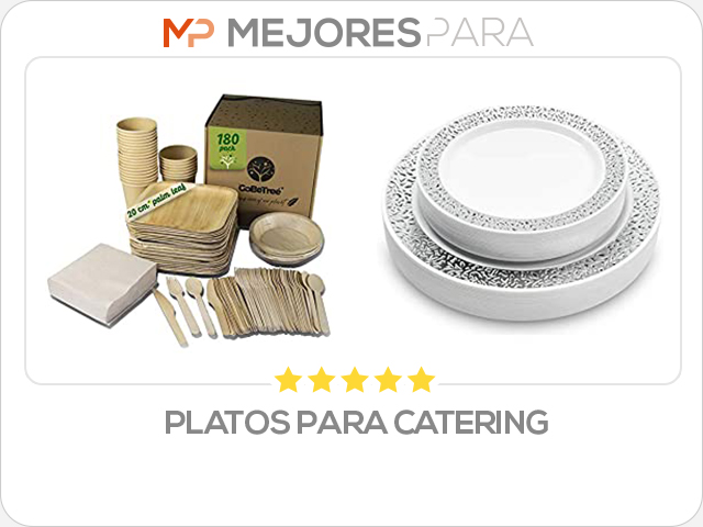 platos para catering