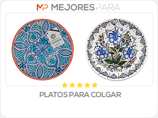 platos para colgar